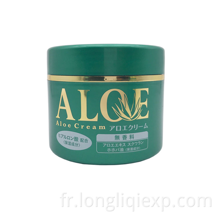 Gel d'Aloe Vera bio pour le visage à la crème d'aloès sans parfum 185g